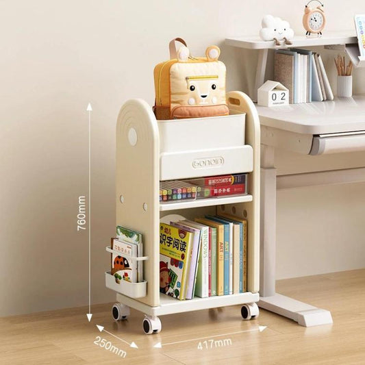 Multifunctional Rolling Storage Cart With Drawers & Dividers Multi-Layer Organizer Shelf With Wheels, 3 Layers Pink, 3 Layers Grey, 3 Layers White, 5 Layers Pink, 5 Layers Grey, 5 Layers White