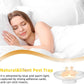 White glowing flea trap on bedside setting near a sleeping person