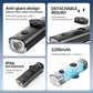 CYCLAMi AI1800 Bicycle Headlight Waterproof High-Intensity Night Riding Flashlight, AI1800