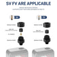 Air pump nozzle and seal accessory set diagram with SV/FV valve covers