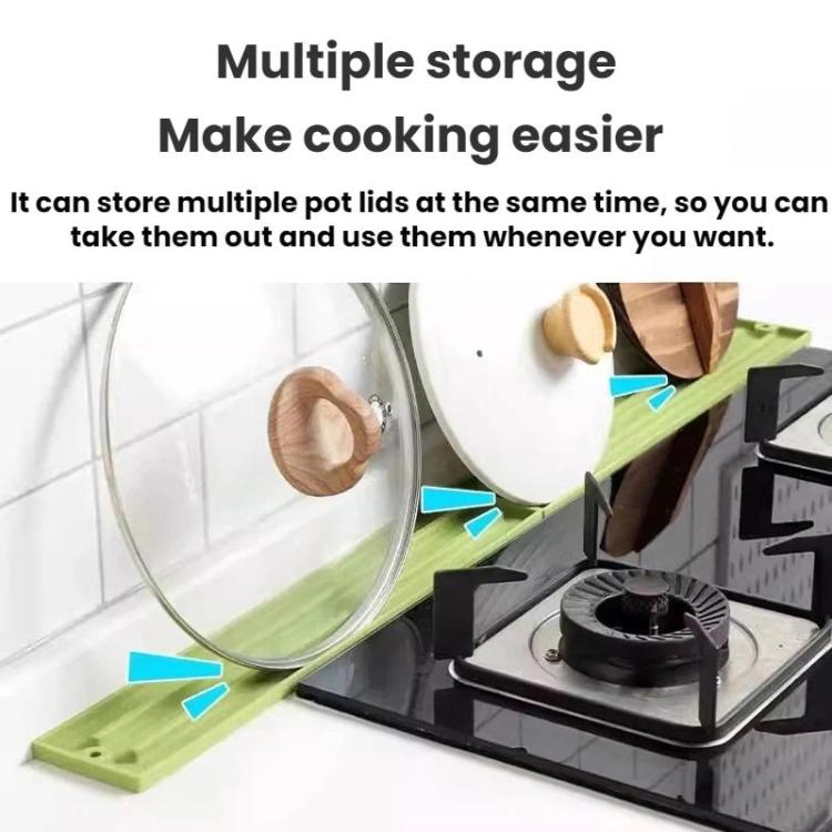 Narrow Non-slip Draining Kitchen Stovetop Spatula Storage Mat