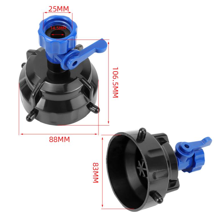 Snowflake Nozzle RV Sewage Pipe Cleaner With Control Valve