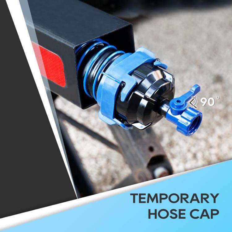 Snowflake Nozzle RV Sewage Pipe Cleaner With Control Valve
