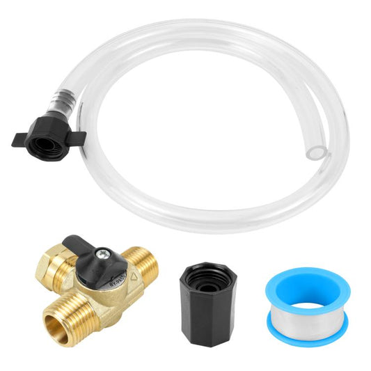 RV Water Heater Check Valve and Water Pipe Antifreeze Conversion Kit, 4pcs /Set, 6pcs /Set