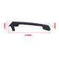 Black exterior handle with mounting ends, 320mm length