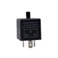 ATV LED relay module with text label, black plastic housing, and mounting pins