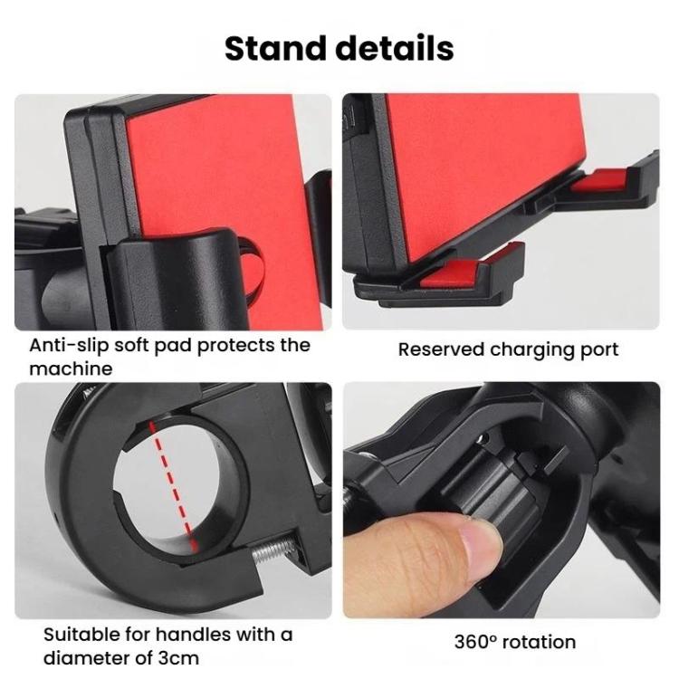 Truck Car Phone Holder Anti-Shake Handle Mount Navigation Bracket