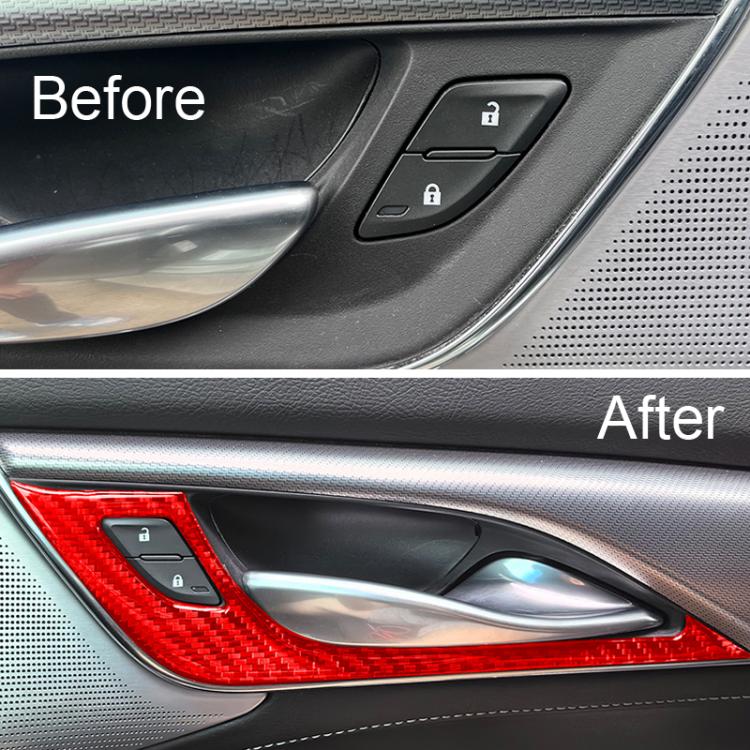 For 2019-2024 Cadillac CT5 Left-Hand Drive 4pcs /Set Interior Door Handle Stickers