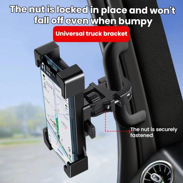 Truck Car Phone Holder Anti-Shake Handle Mount Navigation Bracket, Handle Mount