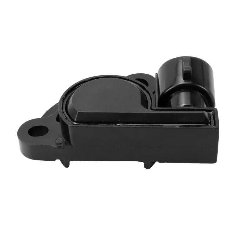 Throttle position sensor with tail wire, black sensor body with raised connector