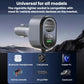 120W Car Cigarette Lighter With Voltage Display Car Phone Charger With Spring Cable, GE09