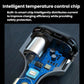 120W Car Cigarette Lighter With Voltage Display Car Phone Charger With Spring Cable, GE09