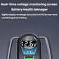 120W Car Cigarette Lighter With Voltage Display Car Phone Charger With Spring Cable, GE09