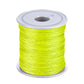 Yellow fishing rod tying line spool for guide wire tie-down and binding