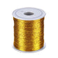 Gold fishing rod tying line spool for guide wire tie-down and binding