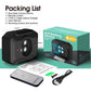 Ultrasonic bark suppressant device kit in box with remote control and charging cable