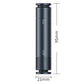 Black 3-in-1 safety hammer keychain tool, 95mm length and 21mm width