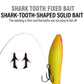 Black treble fishing hook with fixed bait holder spikes for soft lures