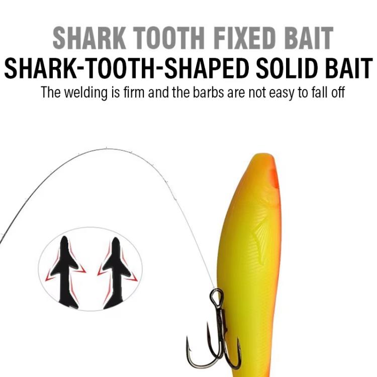 Black treble fishing hook with fixed bait holder spikes for soft lures