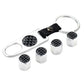 Automotive Carbon Fiber Textured Valve Stems Universal Cap