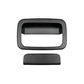 Black door handle bezel cover set, two pieces