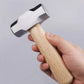Mini hammer with solid wood handle and metal striking head, short handle