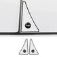 1pair Universal Car Door Corner Bumper Guards Anti-Scratch Decorative Stickers