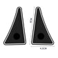 1pair Universal Car Door Corner Bumper Guards Anti-Scratch Decorative Stickers