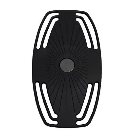 Black silicone bike phone mount with 360-degree rotating bracket
