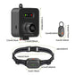 F600 wired electric dog fence receiver and collar size diagram with display and loop