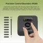Electric dog fence boundary control knob with 10 precision signal levels on transmitter