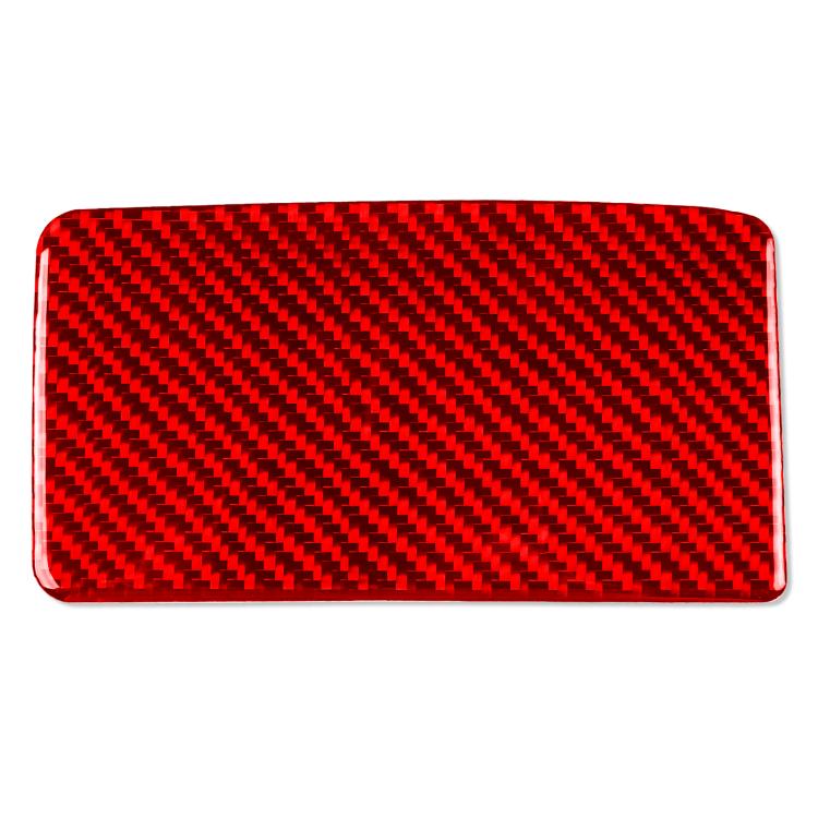 BYD Seal rear seat charging sticker in red carbon-fiber style rectangle