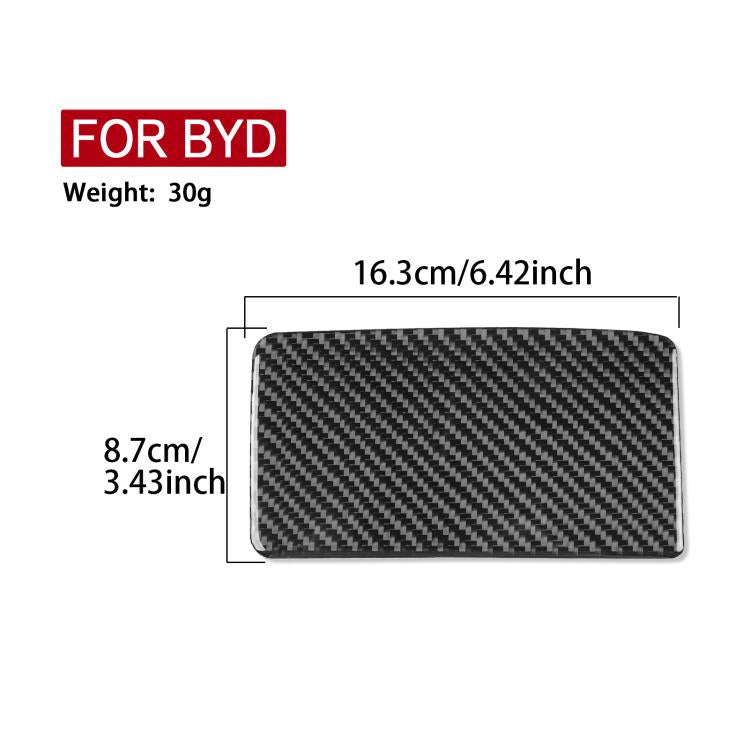 Carbon-fiber style charging sticker, 16.3 x 8.7 cm, black rectangular