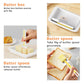 Easy Butter Cutter & Keeper with Lid Includes Convenient Measuring Spoon for Perfect Slices & Portions