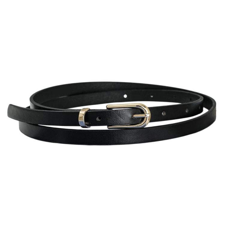 Women Jeans PU Leather Belt Dress Decoration