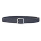 Woven Canvas No Perforation Square Buckle Belt, 105cm