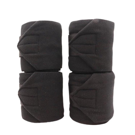 4pcs/ Pack Thick Fleece Horse Leg Wraps Adhesive Horse Leg Wraps
