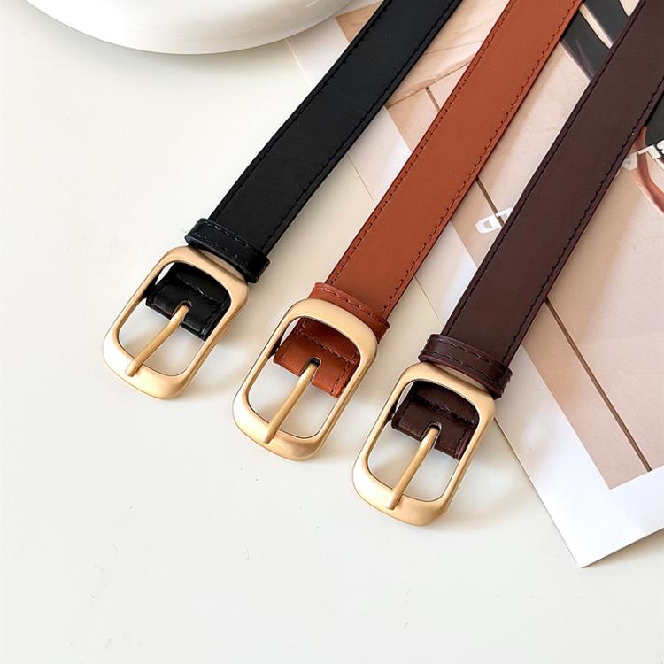 Women Retro Minimalist Jeans Belt, 110cm
