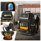 Oxford Cloth Tool Backpack With Rubber Base Multiple Pockets & 15.6-Inch Laptop Compartment