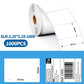 White adhesive labels roll, 2.25 x 1.25 in label size