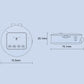 GT77 NFC Bluetooth Receiver & Transmitter With Ambient Light Car Audio Amplifier & Audio Converter, GT77