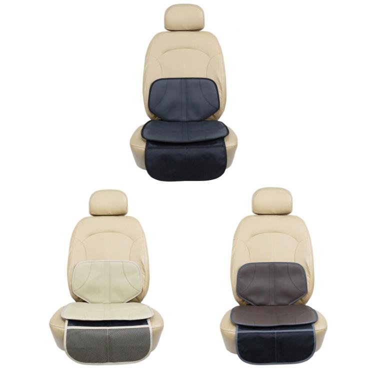 Booster pad set: beige cushions with dark inserts, multiple angles shown
