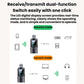 GT72 Bluetooth 5.4 Audio Adapter With Digital Display Portable Receiver & Transmitter, GT72