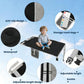 Waterproof airplane child seat extension pad with storage mesh pockets and adjustable length