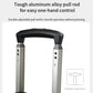 Aluminum pull rod handle assembly for wheeled trolley backpack
