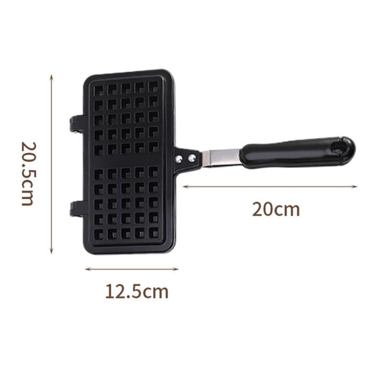 Non-stick waffle mold size: 20 cm x 12.5 cm, 20.5 cm tall