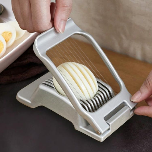 LsCook Aluminum Alloy Egg Cutter Multi-Functional Slicer