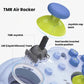 Light blue wireless controller diagram showing TMR air rocker and joystick components
