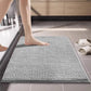 Bathroom Stain-Resistant Chenille Short-Pile Absorbent Non-Slip Mat, 40x60cm, 50x80cm, 60x90cm, 60x150cm