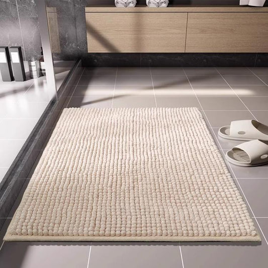 Bathroom Stain-Resistant Chenille Short-Pile Absorbent Non-Slip Mat, 40x60cm, 50x80cm, 60x90cm, 60x150cm